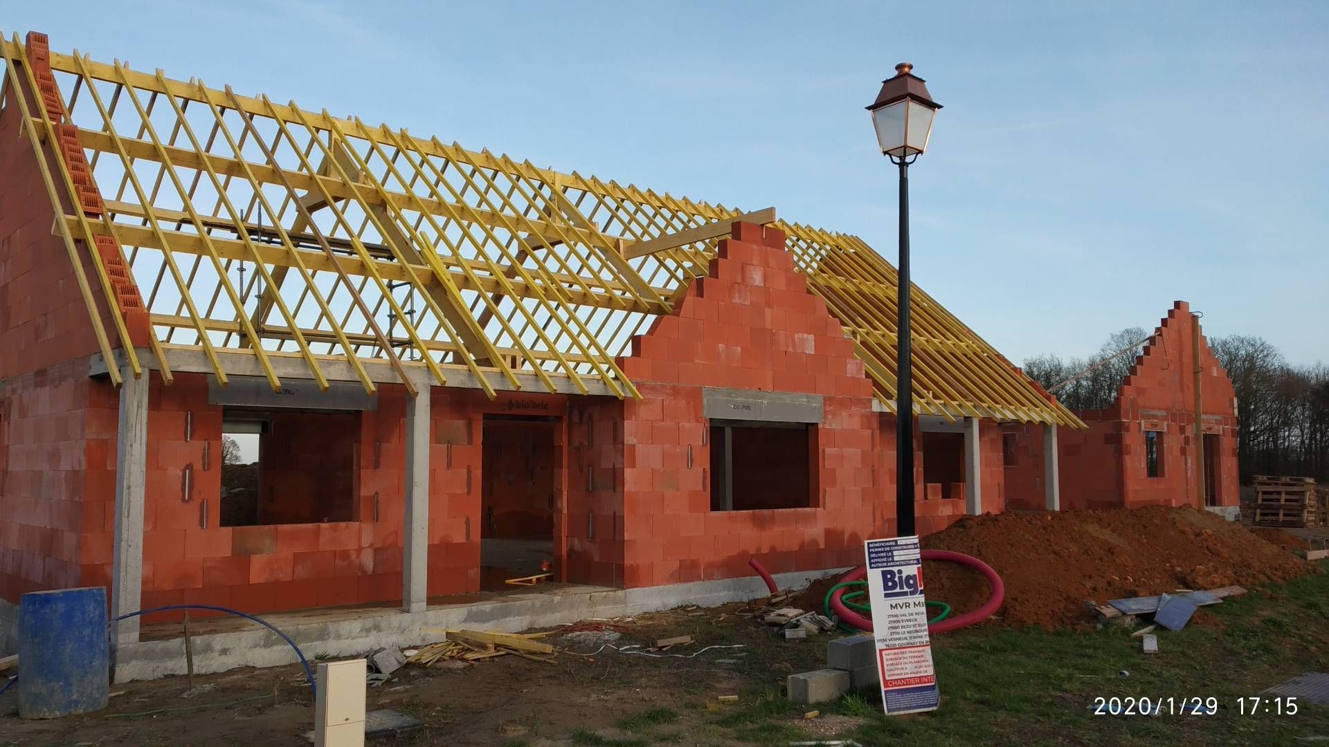 Rénovation de charpente à Louviers — après